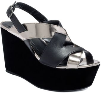 BCBGeneration Laffie Platform Sandals - Lyst