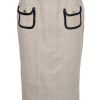 By Malene Birger Cariosa Skirt in Beige - Lyst