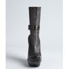 Celine Anthracite Leather Jointed Wedge Boots in Gray (anthracite) - Lyst