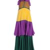 Dsquared2 Colour Block Dress in Multicolor (green) - Lyst