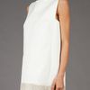 Giambattista Valli Sleeveless Shift Dress in White - Lyst