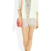 Haute Hippie Lace Cottonblend Mini Shorts in White (ivory) - Lyst
