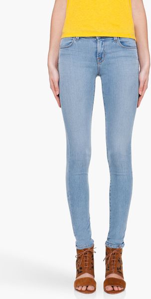 J Brand Soft Blue Tencel Jeans in Blue - Lyst