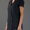 Jean Paul Gaultier Striped Blazer in Black - Lyst