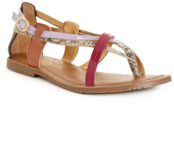 Jessica Simpson Jamilia Flat Sandals - Lyst