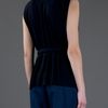 Jil Sander Pleated Top in Blue - Lyst