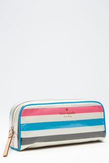 Kate Spade Small Henrietta St Elmo Stripe Cosmetics Pouch - Lyst
