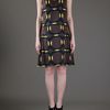 Marni Circle Dress in Brown - Lyst