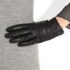 Mulberry Gems Studded Leather Gloves in Black - Lyst