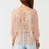 Nasty Gal Crochet Tie Top Blush in Pink (blush) - Lyst