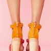 Nasty Gal Sunset Platform in Multicolor (poppy) - Lyst