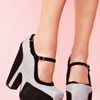 Nasty Gal Stunner Platform in Gray (sky) - Lyst