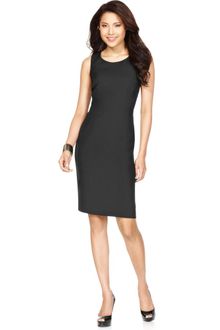 Nine West Sleeveless Scoop Neck Sheath - Lyst