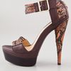 Rachel Zoe Bonnie Platform Sandals in Brown - Lyst
