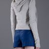 Rick Owens Hooded Jacket in White (pearl) - Lyst
