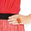 Roberto Cavalli GoldPlated Swarovski Crystal Ring in Gold - Lyst