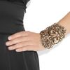 Roberto Cavalli Jaguar Brass Cuff in Gold (jaguar) - Lyst