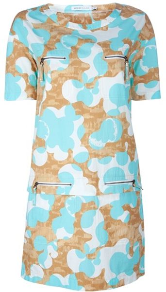 See By Chloé Print Dress in Blue - Lyst
