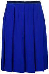 Sonia By Sonia Rykiel Pleated Silk Skirt