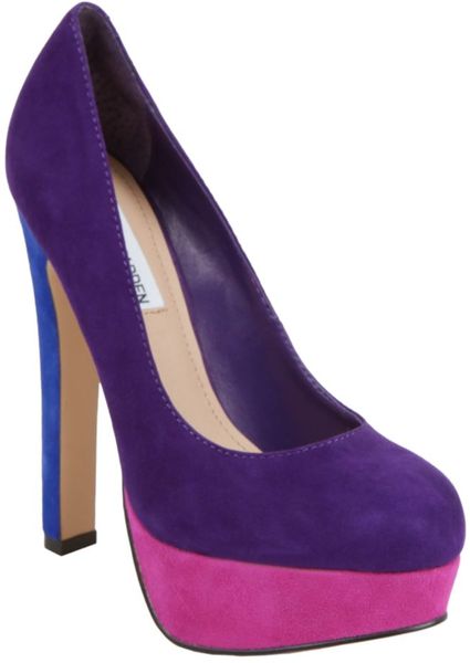 Steve Madden Beasst Pumps in Purple (purple multi) | Lyst