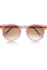 Thierry Lasry Excity Roundframe Mesheffect Acetate Sunglasses