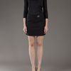 Versace Medusa Clasp Skirt in Black - Lyst