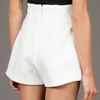 Versace High Waisted Short in White - Lyst