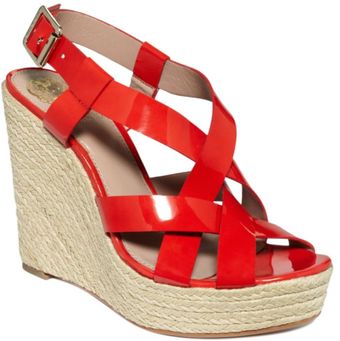 Vince Camuto Hattie Wedge Sandals - Lyst