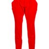 Vionnet Popeline Coral Trouser in Pink (coral) - Lyst