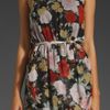 Zimmermann Rebellion Rose Drape Dress in Multicolor (black print) - Lyst