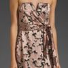 Zimmermann Speakeasy Floral V Tie Dress in Beige (floral) - Lyst