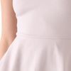 Alice + Olivia Victoria Peplum Dress in Beige (nude) - Lyst