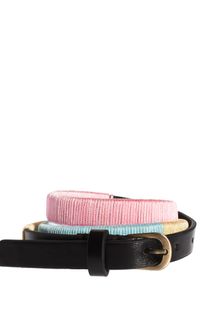 Asos Asos Colour Block Rope Skinny Belt - Lyst