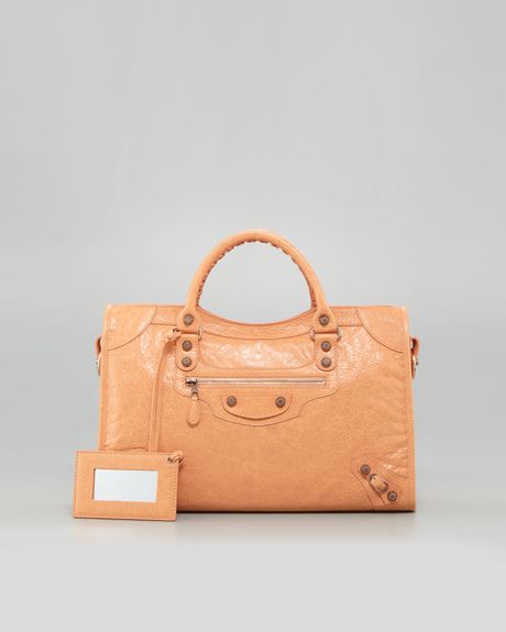 Balenciaga Giant 12 Rose Golden City Bag Rose Blush in Pink (rose blush) - Lyst