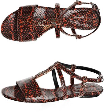 Polka Dot Snake Sandals 