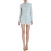 Balmain Shirt Dress in Blue (denim) - Lyst