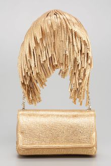 Christian Louboutin Artemis Gaia Fringe Shoulder Bag - Lyst