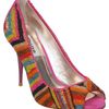Dune Vivian D Beaded Single Sole Peep Courts in Multicolor (fuchsia) - Lyst