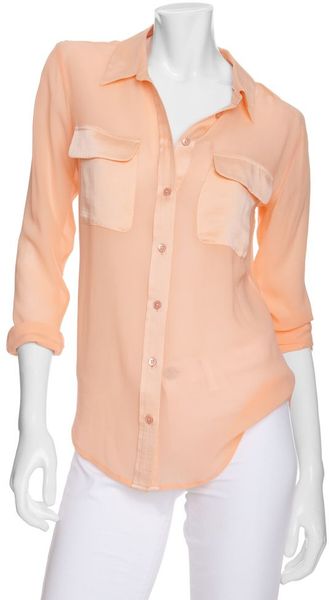  Preview Signature Satin Contrast Blouse 
