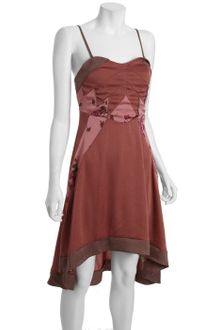 Free People Rose Sateen Annies Patchwork Hilow Hem Dress - Lyst