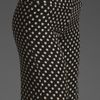 Haute Hippie Wide Leg Pants with Side Slits in Blacknude in Black (black & nude) - Lyst