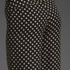 Haute Hippie Wide Leg Pants with Side Slits in Blacknude in Black (black & nude) - Lyst