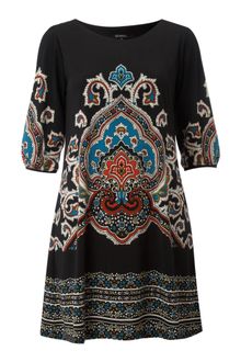 Izabel Izabel Oriental Print Dress - Lyst