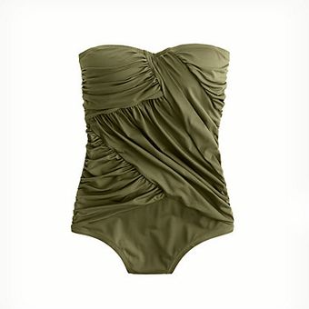  Jersey Lomellina Crisscross Bandeau Tank 