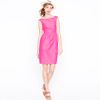 J.crew Lucille Dress in Cottonsilk Faille in Pink (hot pink) - Lyst