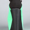 Jeffrey Campbell The Foxy Colorblock Shoe in Green and Black Neoprene in Green - Lyst