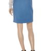 Jil Sander Wool Skirt in Blue - Lyst