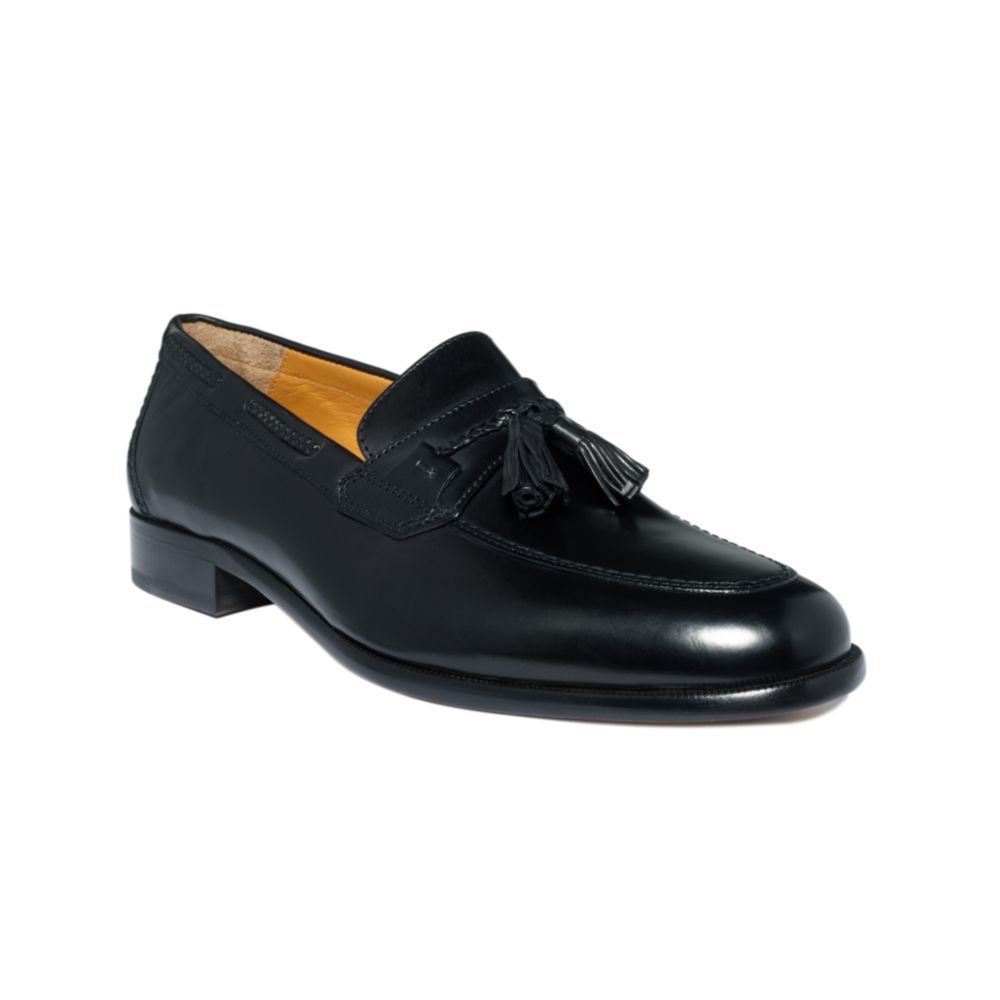 Johnston  Murphy Vauter Tassel Loafers in Black for Men | Lyst