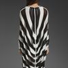 L.a.m.b. Runway Crochet Stripe Cardigan in Whiteblack in Black (white & black) - Lyst