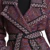 Missoni Belted Tweed Coat in Brown (burgundy) - Lyst